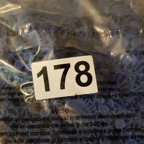 Lauren Ralph Lauren Blue Crochet Lace Size XS Short Sleeve Sheath Swim Cover - Picture 9 of 9